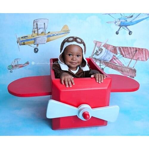 Photography prop home props wooden aircraft props childrens studio photo props studio costume props Newborn