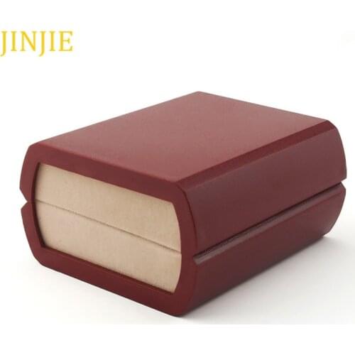 Luxury Vintage Book Shape French High-end Mens Luxury Cufflinks Box Black Red Cufflinks Gift Box Jewelry Beautiful Box