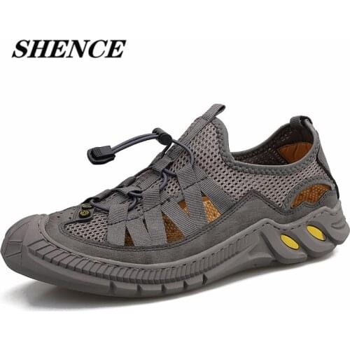 SHENCE Designers Fashion Casual Shoes Men Outdoor Sandals Comfy Sneakers Man Non Slip Men Shoe Tenis Masculino Zapatillas Hombre