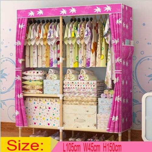 Factory Price Solid Wood Wardrobe length 105 cm