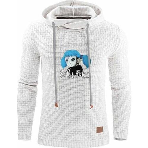 Winter Casual Hoodie Mens Sweatshirt Solid Color Print Hoodies Males Loose Hooded Tops Streetwear Skateboard Hoodies