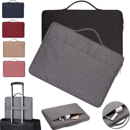 KK&LL For 10" 11" 13" 14" 15" Tablet - Universal Carry Nylon Zipper Laptop Sleeve Pouch Case Bag