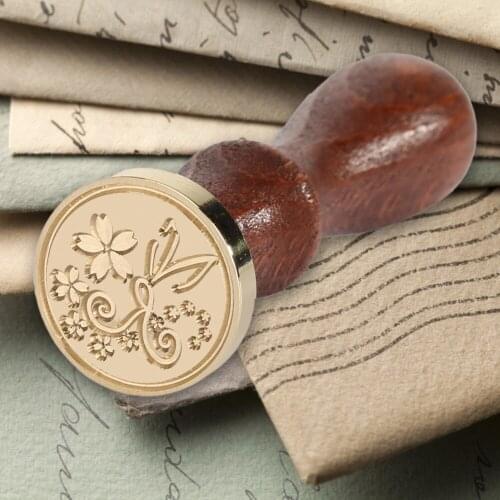 Retro Wax Seal Antique Sealing Wax Stamp Ancient Craft Wax Seal Stamp Decor Wood Handle for Envelope DIY Decorative