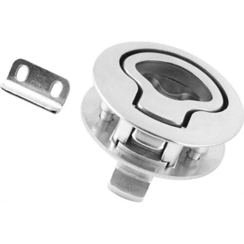 Marine Boat Stainless Steel 2" Flush Pull Hatch Latch Marine Boat