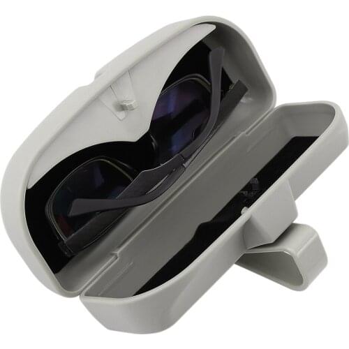 1PCS Convenient Car Accessories Storage Box Autos Parts Sun visor Sunglass Eye Glasses Holder Box Case