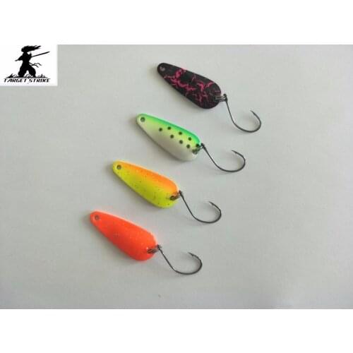 3g 4 Color Quality Action Trout Fishing Spoon, Trout Fishing Lures