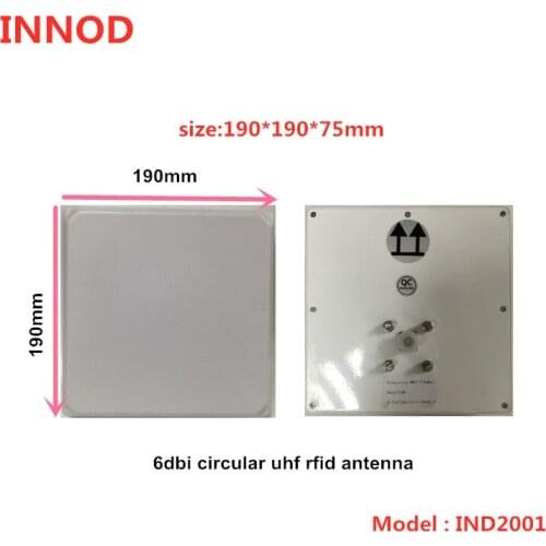 902-928 / 865-868MHZ rfid uhf antenna 3-10m read range 6dBi Circular Polarization low price passive rfid antenna