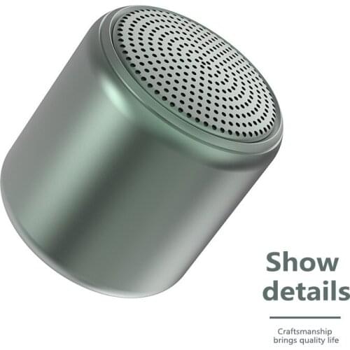 TWS Mini Wireless Speaker Surround Sound Stereo Portable Speakers Outdoor Hands Free Audio Music Players Soundbar Subwoofer