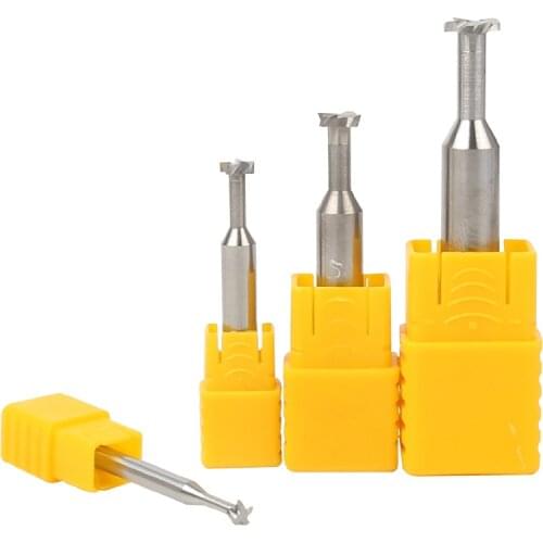 1PCS T slot Groove cutter 4mm-12mm HRC55 Solid carbide T type cutter Milling Knife T Slot Milling Cutters for aluminum process