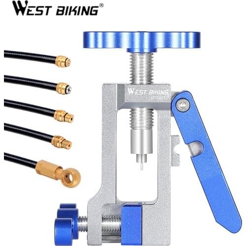 WEST BIKING 2 in 1 Bicycle Brake Hydraulic Hose Needle Driver Cutter Repair Tool for MTB Road Bike Hydraulic Brake BH90 BH59