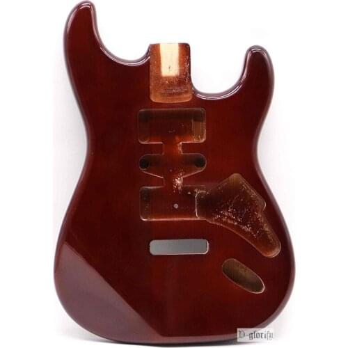 ST Brown Fraxinus mandshurica guitar body is made of 2-3