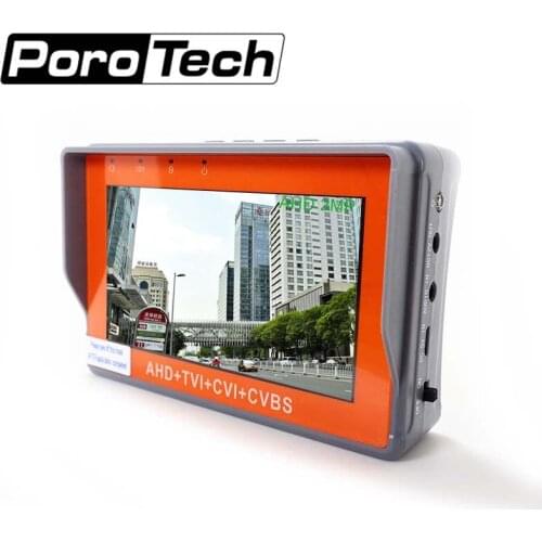 IV7W 4.3Inch HD AHD Camera Tester CCTV Tester Monitor 1080P 5MP 4MP 3MP AHD Analog Camera Testing UTP Cable Test TVI CVI 12V