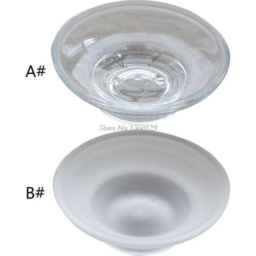 Soap Dish Round Glass Storage Box Clear Holder Accessories For Shower Bathroom Hotel Whosale&Dropship