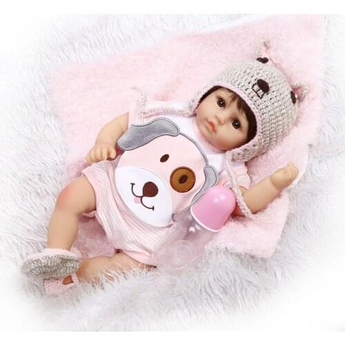 Hot New Beautiful 48cm Baby Reborn Baby Dolls Lifelike Doll Reborn Babies Toys Soft Silicone Baby Toys Real Touch Lovely Newborn