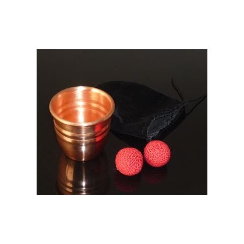Copper Chop Cup (With Magnetic) - Magic Tricks,Brass Cup,Close Up Magic,Illusions,Stage Magia,Accessories,Party,Mentalism,Toys