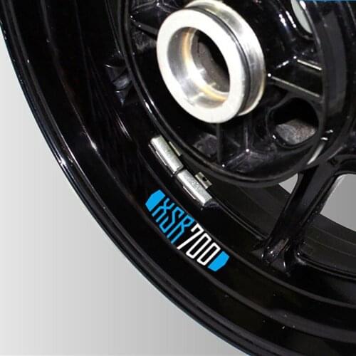 High Quality Motorcycle Tire Logo Rim Stickers Interior Decorative Waterproof Decals For YAMAHA XSR700 XSR900 xsr 700 xsr 900