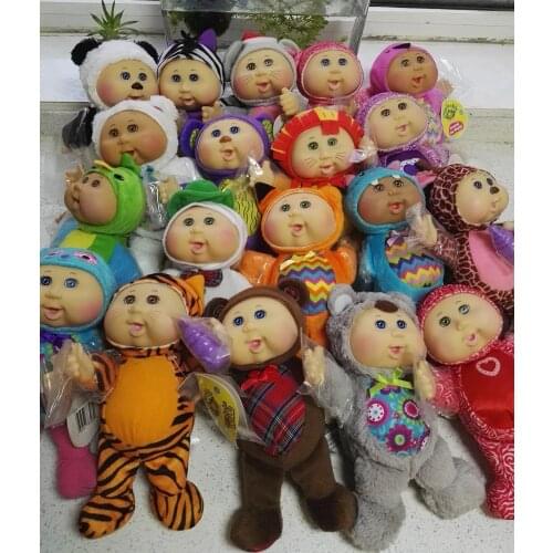 Original Cabbage Cabbage Patch Plush dolls Animlas Clothing 25cm Kawaii toys Children baby gift