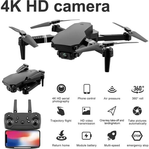 New Drone S70 PRO 4K HD Dual Camera Foldable Height Keeping Drone WiFi FPV 1080P Real-time Transmission RC Quadcopter Kids' Gift