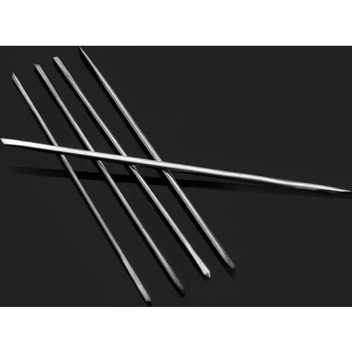 Pearl Drill Double Head Tungsten Steel Drill Pearl Punch Drill Punch Needle Triangle Tungsten Steel Needle