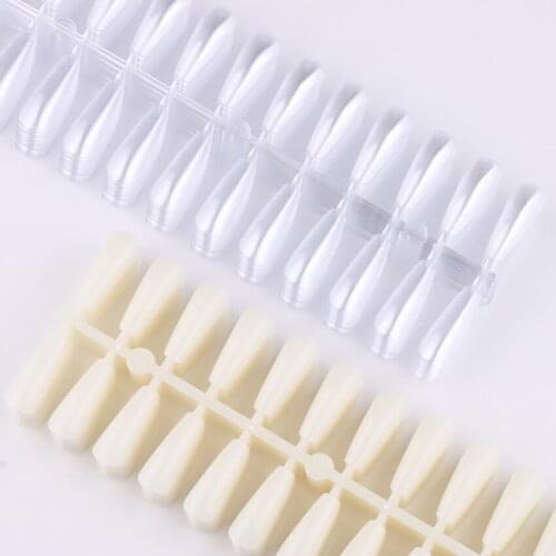 10Pcs/set Transparent/Natural Nail Templates DIY Nail Stamping Plates Template, Manicure Nail Display Board Nail Tips Stamp