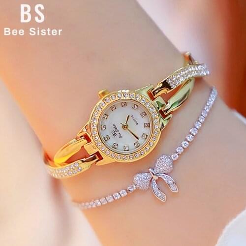Luxury Women Watches Diamond Famous Brand Elegant Dress Quartz Watches Ladies Small Dial Clock Rhinestone Wristwatch 2019