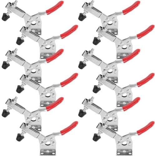 Hand Tool Toggle Latch Clamp 12PCS 201-B Quick Release Hold Down Clamp Tool Clamp Quick Release Pull Latch Clamp