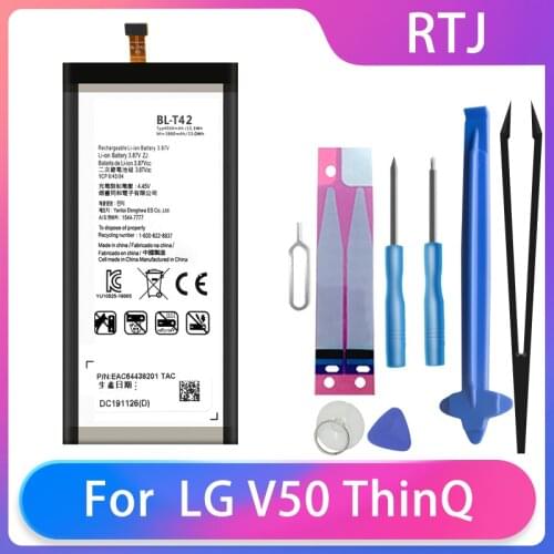 Runtianjin Replacement Cell Phone Batteries BL-T42 For LG V50 ThinQ 5G LM-V500 V500N V500EM v500xm Battery Free Tools AKKU