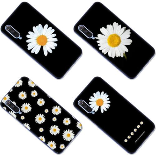 Flower lavender Daisy Silicone Case for Xiaomi Mi POCO X3 NFC M3 F3 Note 10 S 10i 10T 11X Pro 11i 11 Ultra 11 Lite Soft Cover