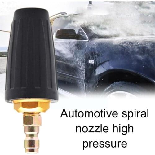 Rotating Turbine Dirt Brush Knife Nozzle, Quick Release Connector, Pressure Washer Plug High R6V1