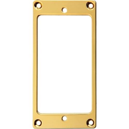 1 piece Flat Metal Humbucker Pickup Mounting Ring Gold Black Chrome