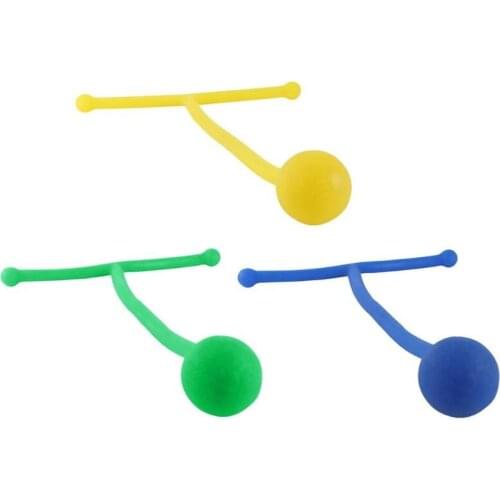 1Pcs Hand Pull Band Rope Stretch Rubber Arm Fitness Pull Rope Ball Gym Exercise Balance Strength Training Shaping Ball