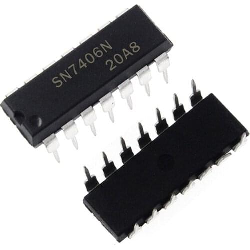 10PCS/LOT SN7406N SN7406 7406 DIP-14