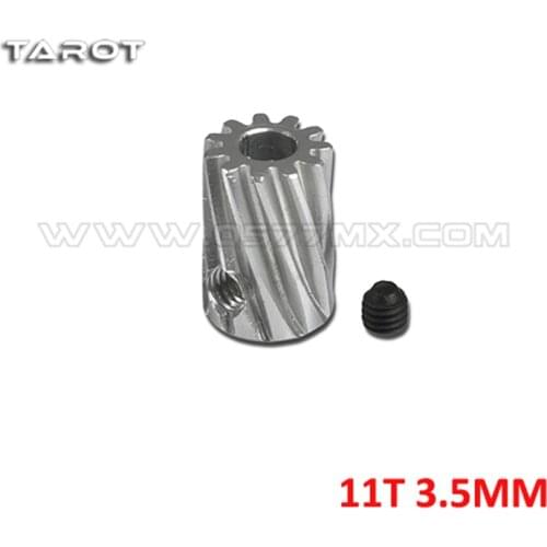 11T Slant Thread Motor Gear for 3.5mm mian shaft Trex 450 Helicopter