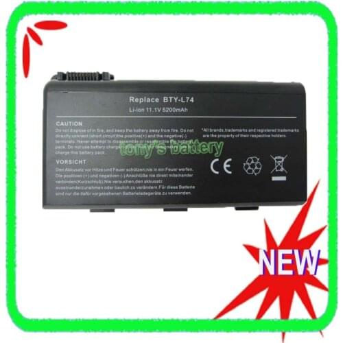 5200mAh BTY-L75 Battery For MSI A5000 A6000 A6200 A6203 A6205 A6300 A7005 A7200 GE700 MS-1682 957-173XXP-101