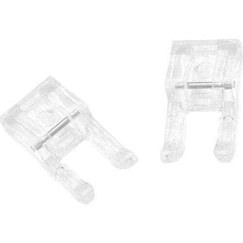 Household Sewing Machine Accessories Plastic Transparent Opening Embroidered Presser Foot 1 Pcs/Pack