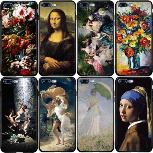 Phone Case for Xiaomi Redmi Note 9A 8 8T 7 6 7A 6A 5A 5 A1 A2 A3 Pro Max Plus Lite Classic Painting Flower