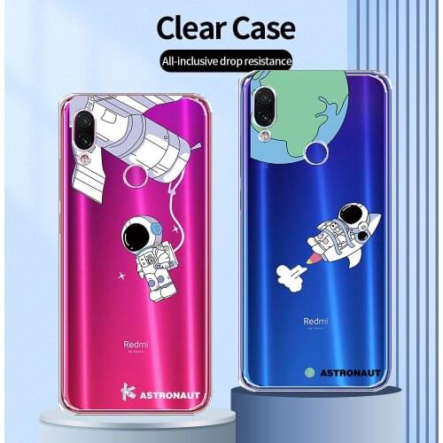 For Xiaomi Redmi Note 7 Case Transparent Case For Xiaomi Redmi Note 7 Pro Soft TPU Cover For Redmi Note 7 7Pro Clear Phone Coque