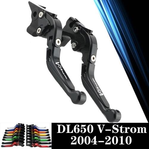 For SUZUKI DL 650 DL650 V-Strom 2004 2005 2006 2007 2008 2009 2010 CNC Motorcycle Adjustable Brake Clutch Lever Levers Folding