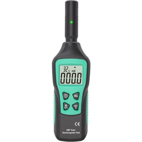 EMF Meter Electromagnetic Radiation Detector Digital Magnetic Field W-ave Radiation Dosimeter Tester Monitor