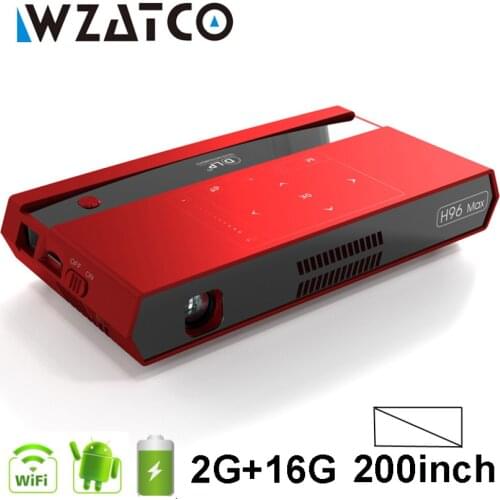 Full HD 1080P MAX 4K MINI DLP Projector Smart Android WIFI Home Theater Beamer 3LED video