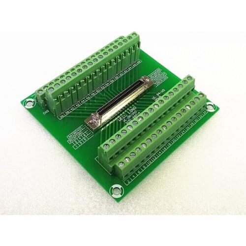 SCSI 68P MDR Female Breakout Board, SCSI Terminal Module