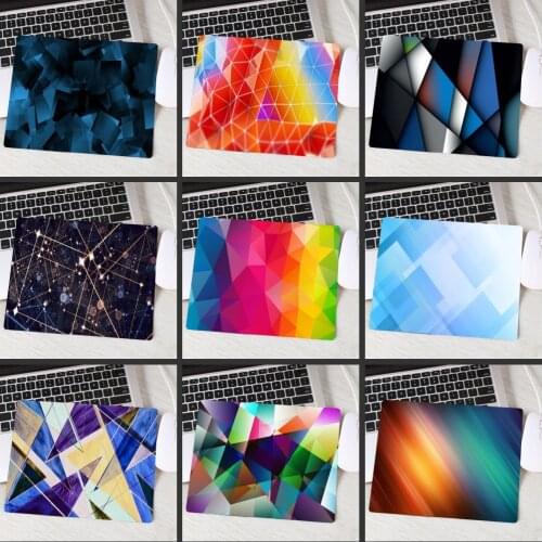 XGZ Render Abstract Triangle Colors Pattern Gaming Mouse Pad PC Computer Mat Size for 180x220x2mm /250x290x2mm Small Mousepad