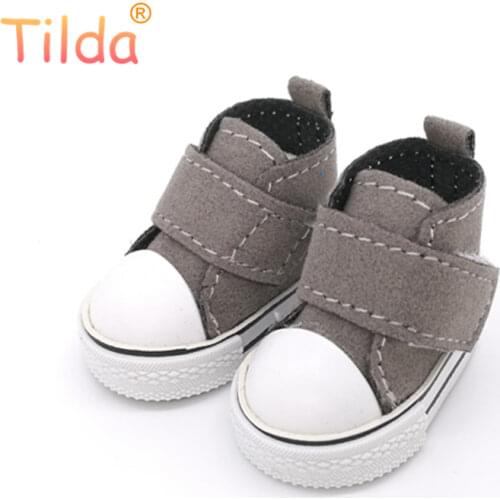 Tilda 5cm Shoes For Dolls BJD Toy Casual 1/6 Gym Sneakers for EXO 20cm Korea KPOP Plush Dolls Accessorries for Rag Dolls Toy
