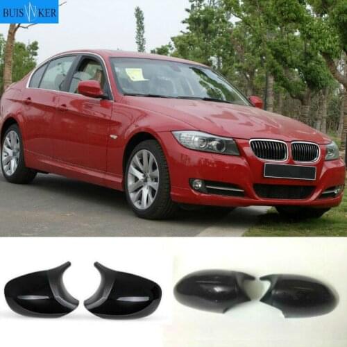 A Pair E90 E92 Car Rear Mirror Cap Cover Replacement Side Mirror Cover Caps For BMW E90 E91 2008-2011 E92 E93 2010-2013 LCI