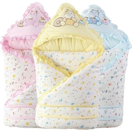 Cute Soft Cotton Sleeping Bag Newborns Sleeping Bag Envelope For Newborns Baby Swaddling Blanket for Newborn Baby Boys Girls