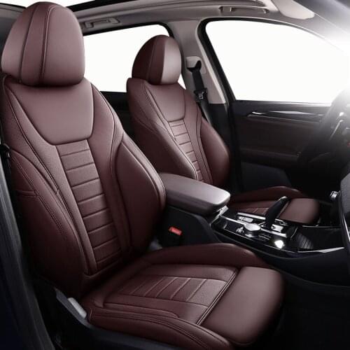 CUWEUSANG Custom Leather car seat cover set For BAIC BJ40 BJ80 BJ20 BESTUNE B30 B50 B70 X80 B90 X40 T77 Automobiles Seat Covers