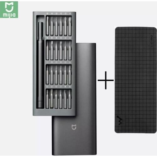 Original Xiaomi Mijia Daily Use Screwdriver Kit 24 Precision Magnetic Bits Alluminum Box DIY Screw Driver Set For Smart home