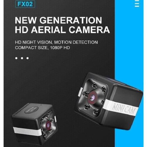 New Fx02 Mini Camera Hd 1080p Infrared Night Sight Camcorder Support 32gb Tf Motion Dvr Micro Camera Sport Dv Video Small Camera