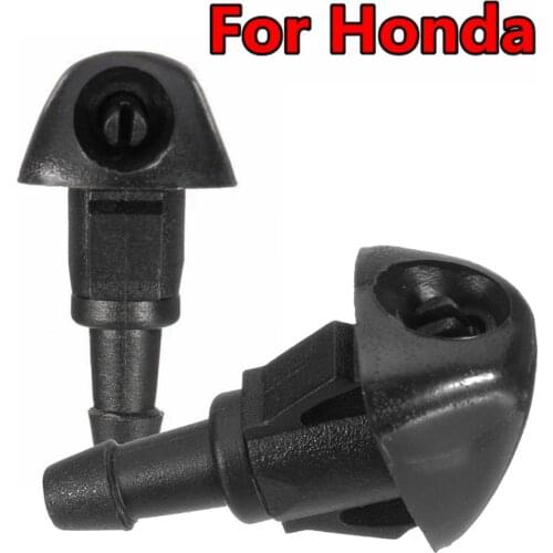 Pair Front Windshield Wiper Washer Nozzle Water Spray Jet For Honda Accord VII Civic CR-V HR-V Jazz Fit City