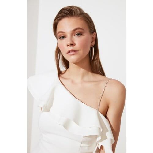 Trendyol Collar Detail Dress TPRSS21EL2873